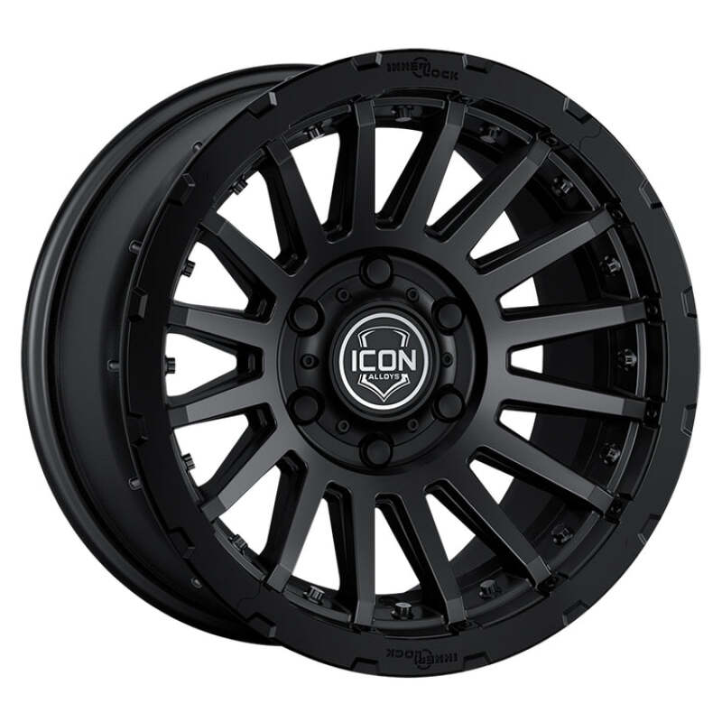 ICON Alloys Recon Pro Satin Black - 18x9 / 6x5.5 / 0mm / 5in BS