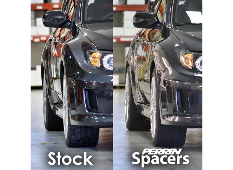 PERRIN Subaru/Toyota/Scion 15mm Wheel Spacers (Slip-On Style W/Studs) 5x114.3 & 5x100 56mm CB -