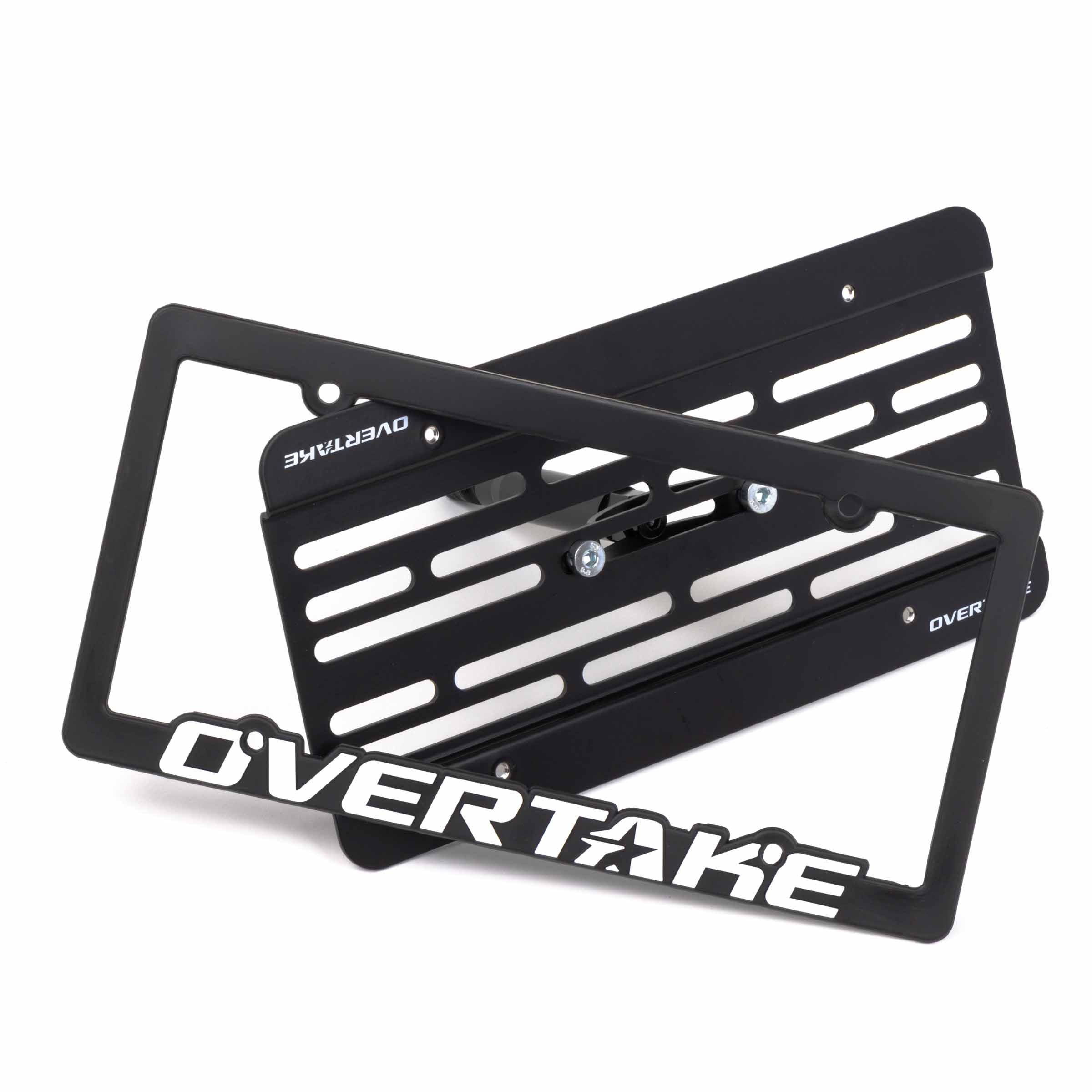 Overtake MaxxAdjust License Plate Relocation Kit - 18+ WRX / STi / Crosstrek, 13+ BRZ / FRS / 86, 17+ Impreza