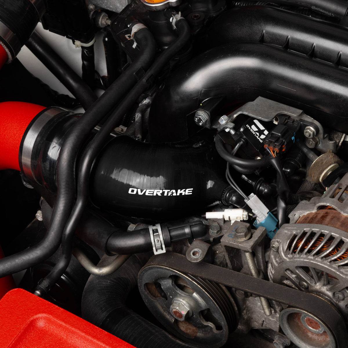 OVERTAKE Silicone Turbo Inlet Hose - Subaru 2008-2014 WRX, 2005-2009 Legacy GT/ 2005-2009 Outback XT, 2009-2013 Forester XT