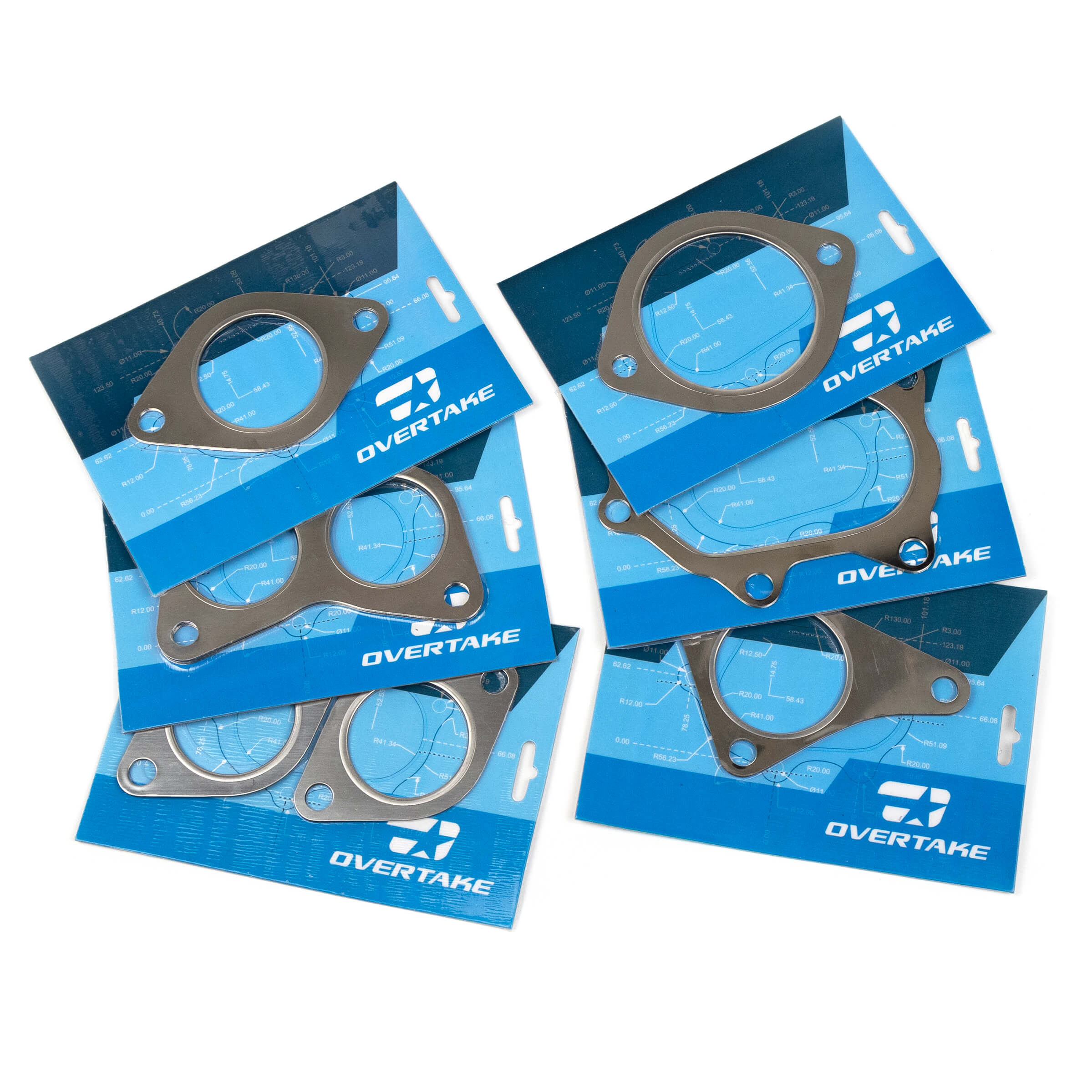 Overtake Exhaust Gasket Set - Subaru WRX STI LGT FXT OBXT EJ Engine