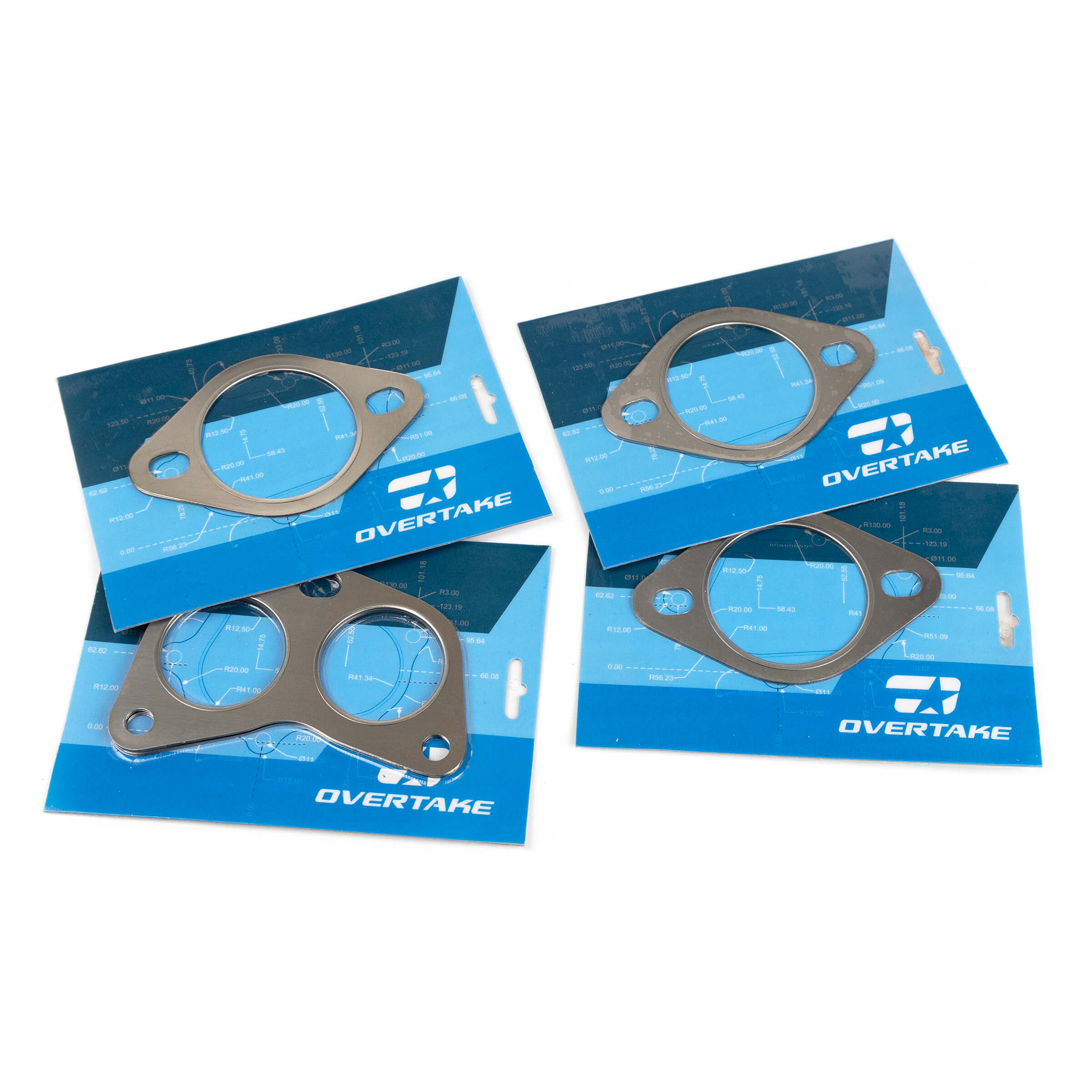 Overtake Exhaust Gasket Set - Subaru Toyota 2013-2024 BRZ FRS GR86