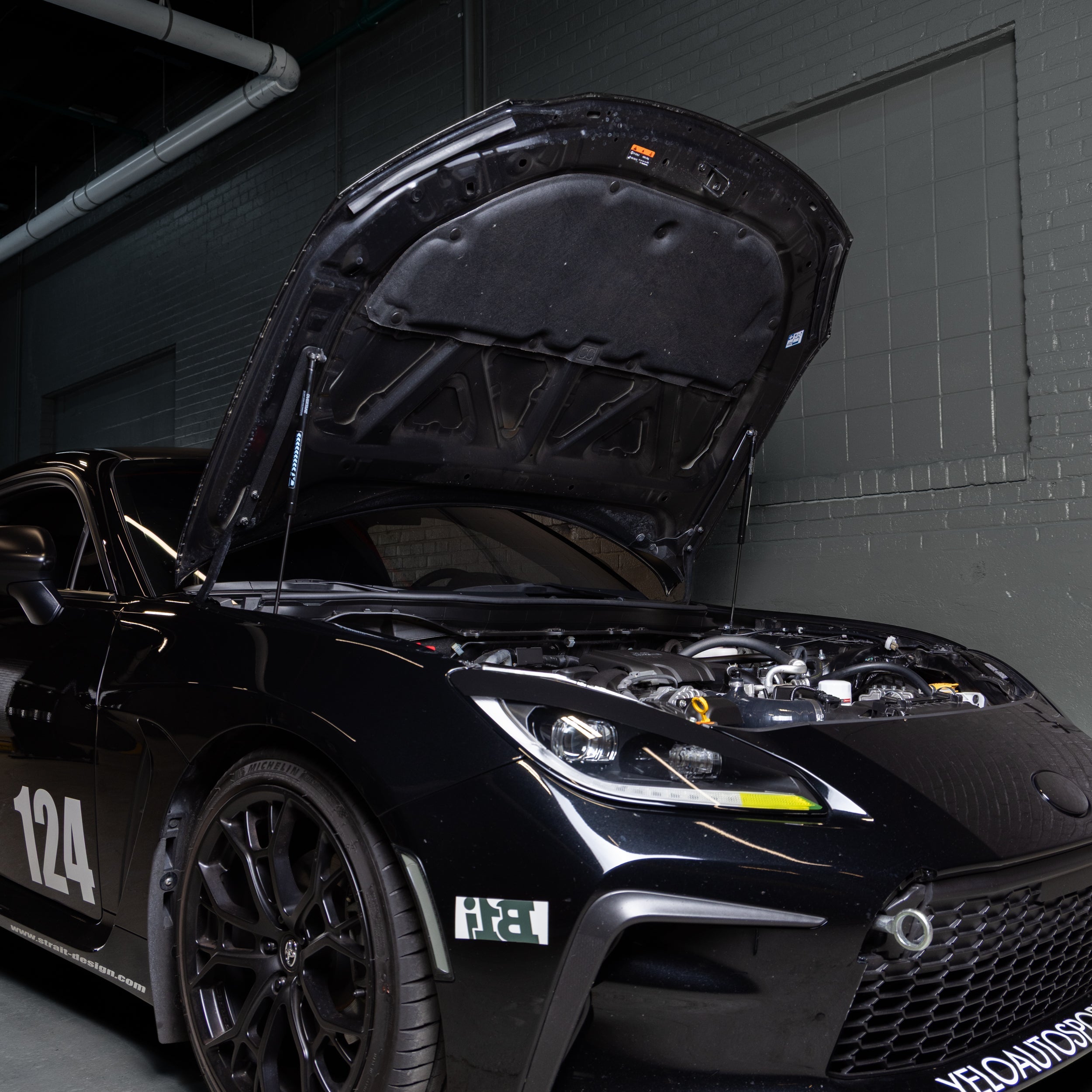 Overtake Hi-Lift Hood Strut Kit - Subaru 2022+ BRZ / Toyota 2022+ FRS / 86