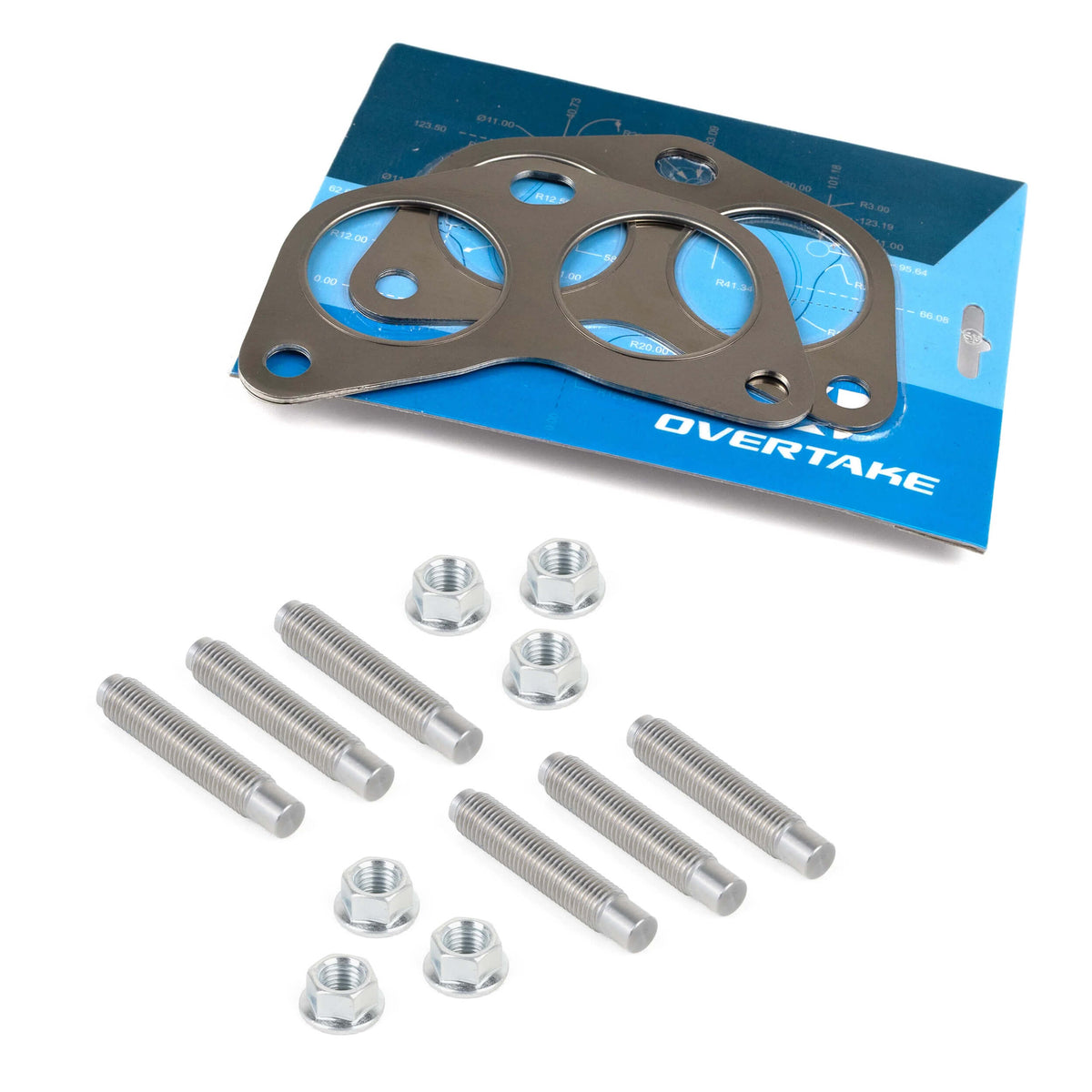 OVERTAKE Exhaust Manifold Refresh Kit - Subaru EJ/FA 2002-2026 WRX, 2004-2021 STI, 2013-2027 BRZ, 2013-2027 GR86, FXT, LGT, OBXT