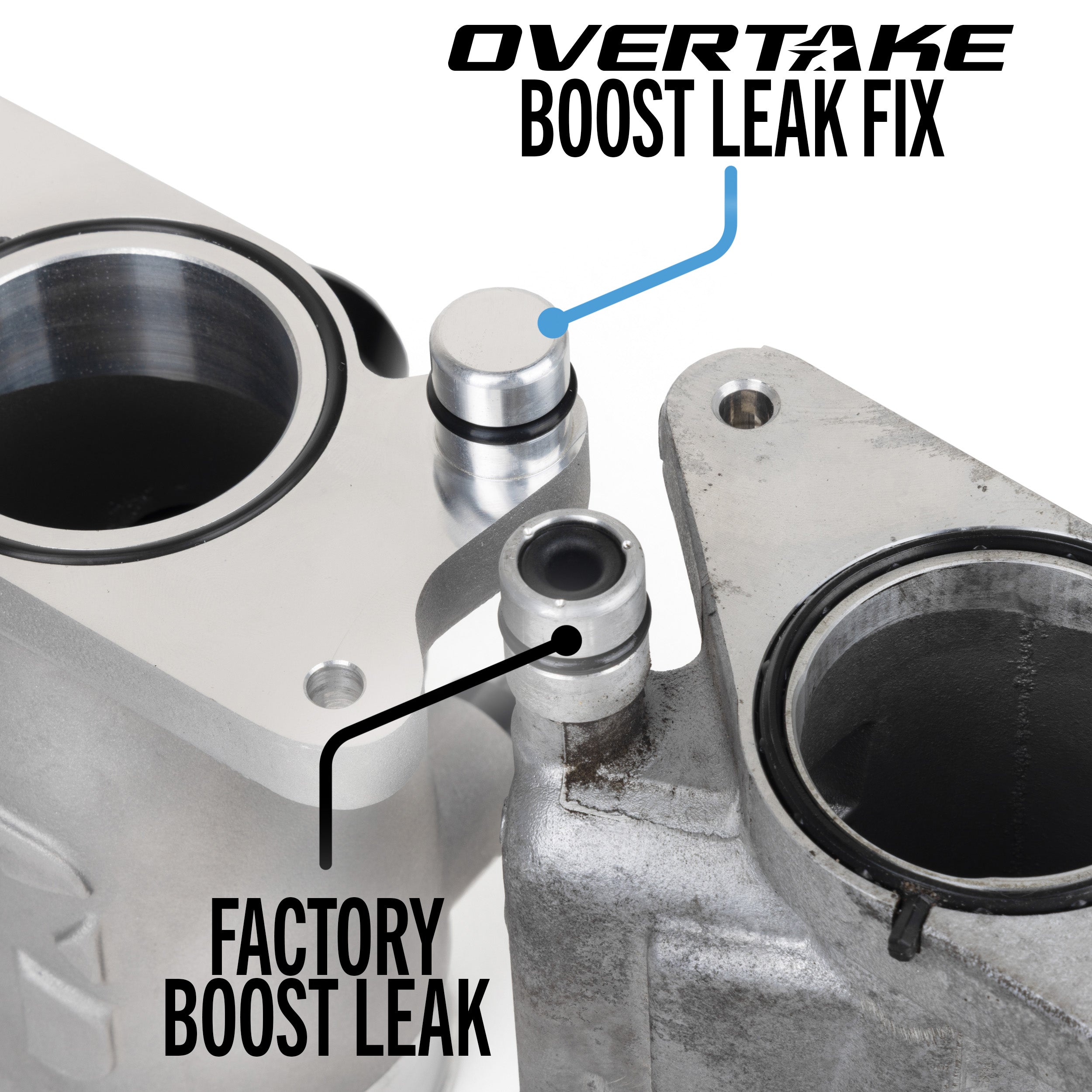 Overtake Aluminum Turbo Inlet - Subaru 2022+ WRX