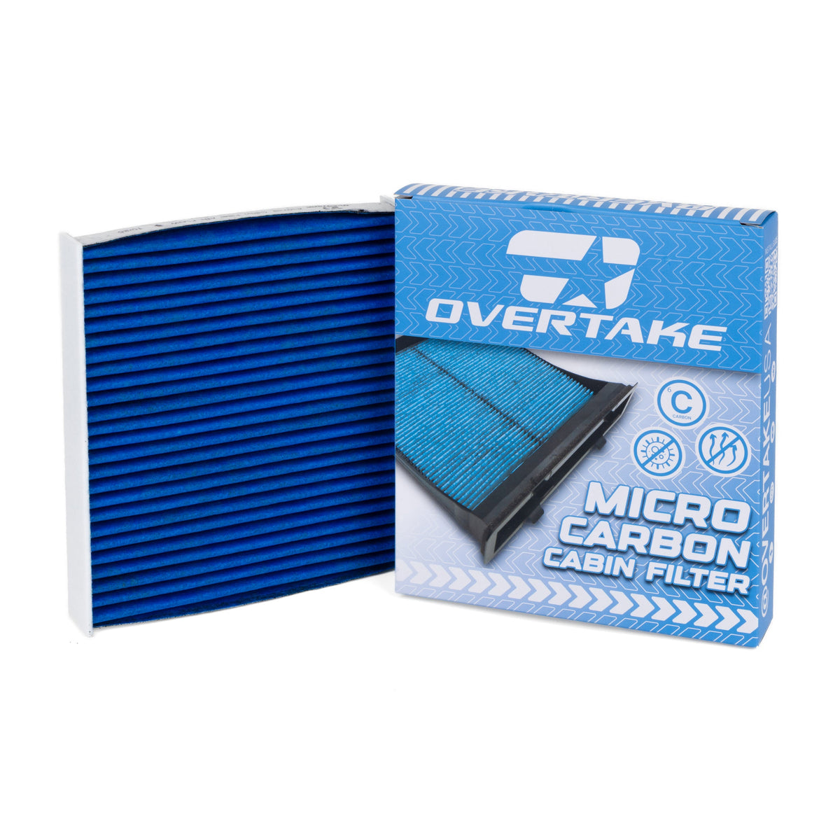 OVERTAKE Micro Carbon Cabin Air Filter - Subaru 2017-2023 Impreza, 2018-2023 Crosstrek, 2019-2026 Ascent, 2020-2026 Legacy/OB