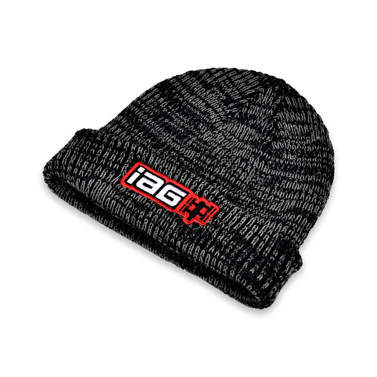 IAG Boxer Logo Marled Cuffed Beanie Cap