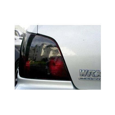 IAG RockBlocker Smoked Tail Light Overlay Film Kit For 2002-03 Subaru WRX.