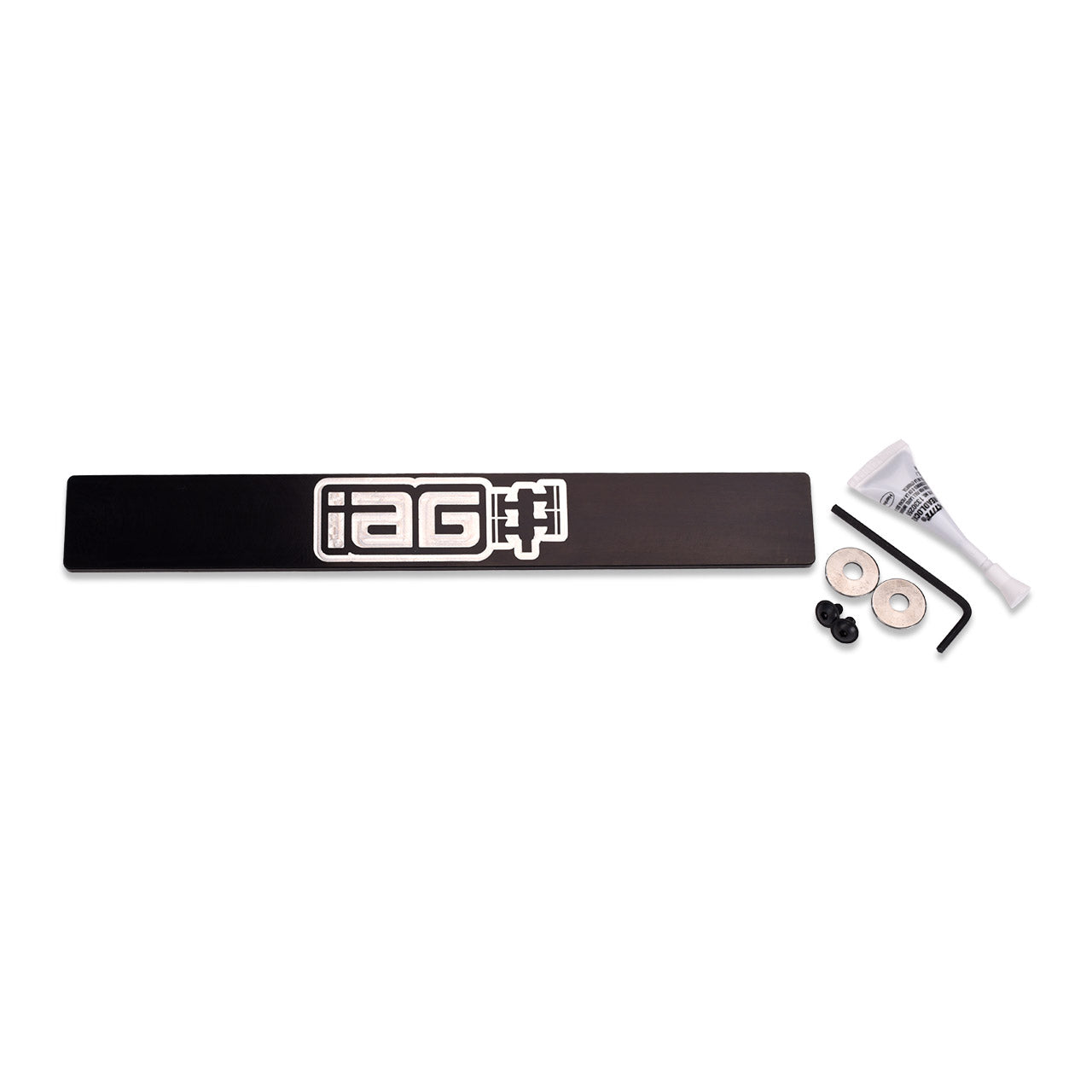 IAG Stealth Mount Tag Delete For 2015-21 Subaru WRX And STI (Black Finish).