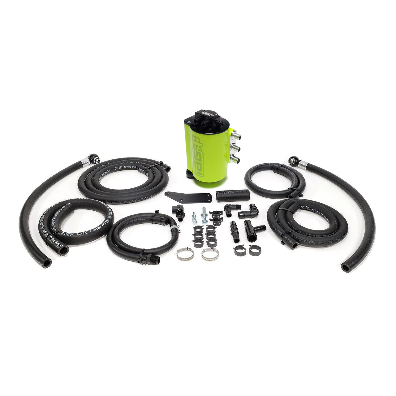 IAG V3 Street Series Air / Oil Separator (AOS) In Neon Yellow For 2006-07 Subaru WRX & 2004-07 STI - Neon Yellow