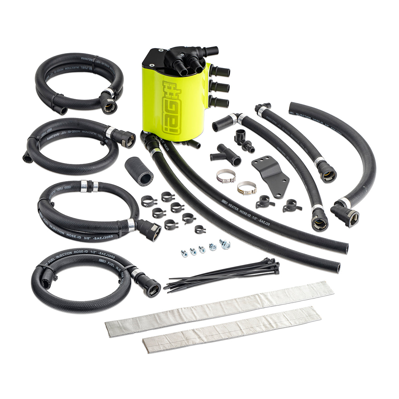 IAG Air Oil Separator AOS For 06-07 WRX 04-07 STI 04-08 FXT Neon Yellow