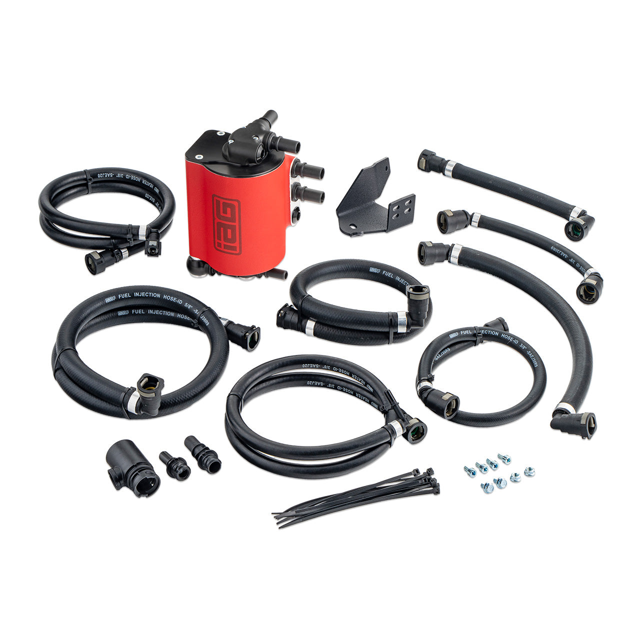 IAG Air Oil Separator AOS For 2021+ 2.7L Ford Bronco Red