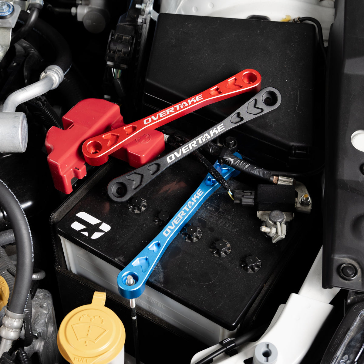 OVERTAKE Battery Tie Down - Subaru WRX / STI / BRZ / GR86 / Crosstrek / Impreza / Forester / Outback / Legacy / Ascent