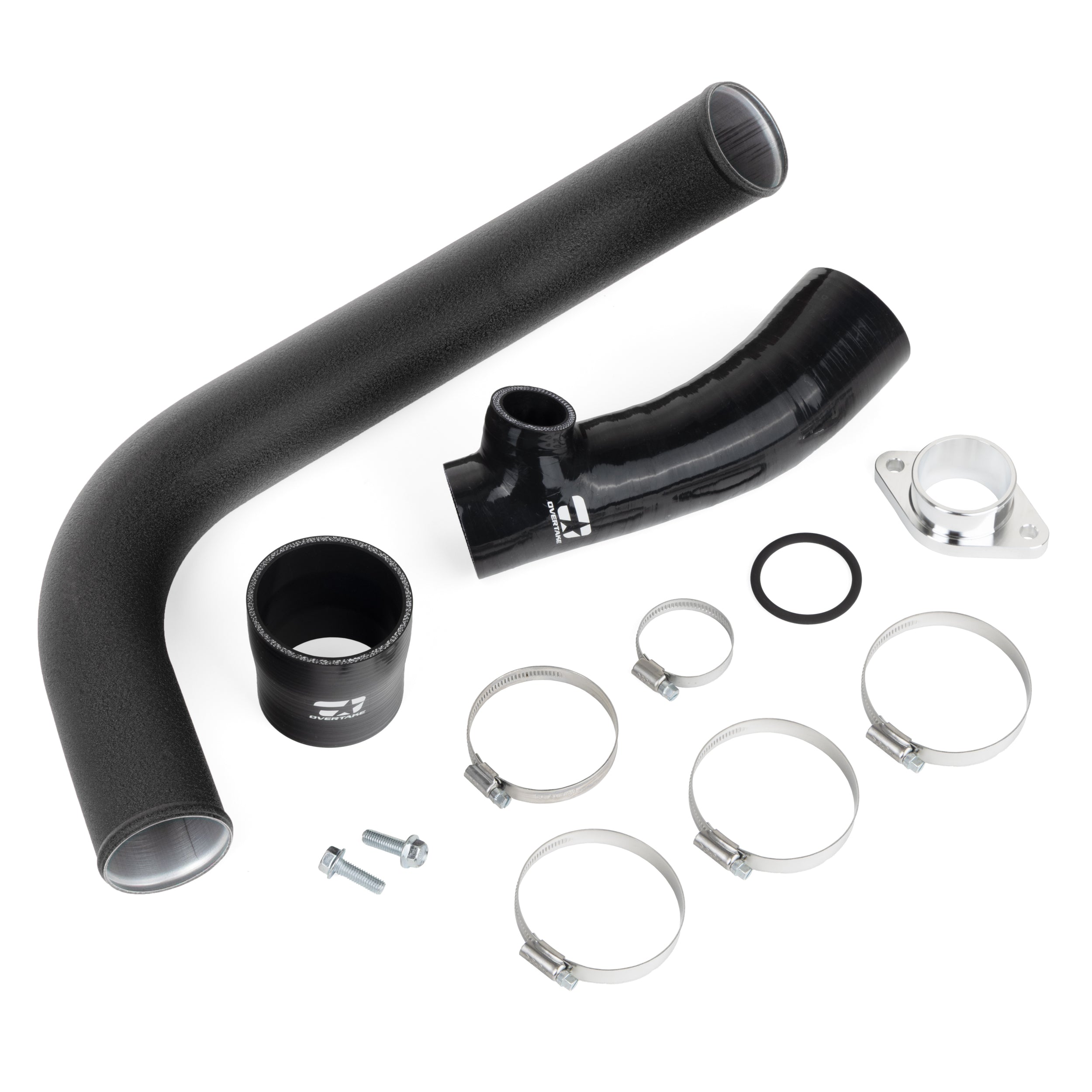 Overtake charge pipe kit for 2015-2021 Subaru WRX in Black powder coat