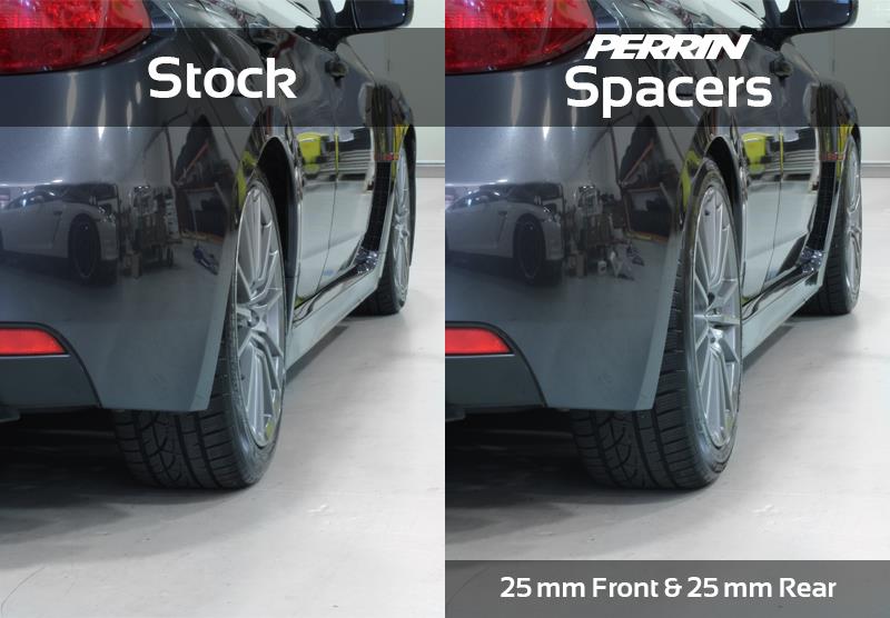 PERRIN 02-14 Subaru WRX / 2004 STI / 13-25 BRZ & Toyota GR86 30mm Wheel Spacers 5x100 56mm CB - Pair