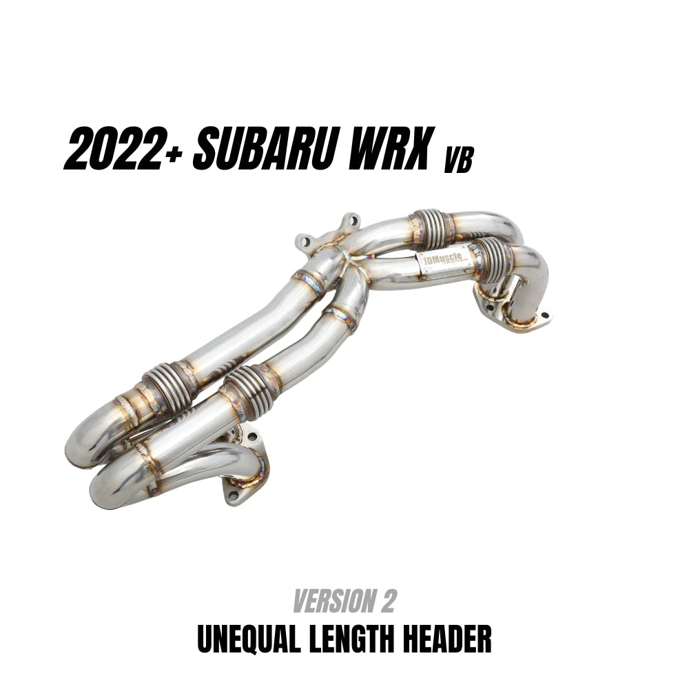 JDMuscle 2022-23 WRX YDYBB Unequal Length Header *USED*