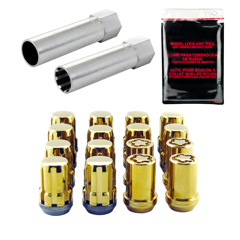 McGard 2020-2023 Chevrolet C8 Corvette SplineDrive Tuner 5 Lug Install Kit w/Locks & Tool (Cone) M14X1.5 / 22mm Hex Chrome
