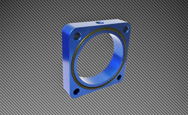 Torque Solution Throttle Body Spacer 2013+ Subaru BRZ/Scion FR-S - Blu