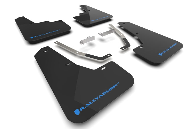 Rally Armor 24-26 Subaru Crosstrek Black UR Mud Flap Light Blue