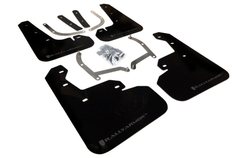 Rally Armor 17-23 Subaru Impreza 4D/5D Black UR Mud Flap w/Grey