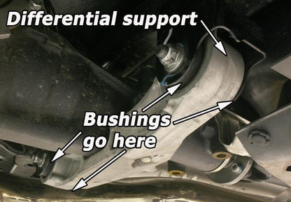 PERRIN 08-14 Subaru WRX/STI / 08-11 Impreza / 09-13 Forester XT Diffrential Subframe Lockdown System