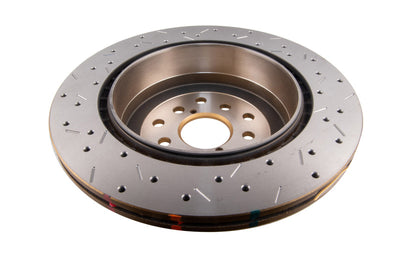 DBA 01-07 Subaru WRX/STI 10 Stud Hole Rear Drilled & Slotted 4000 Series Rotor