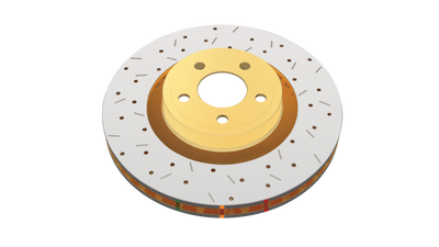 DBA 06-07 WRX / 05-08 LGT Rear Drilled & Slotted 4000 Series Rotor