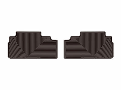 WeatherTech 19-26 Subaru Ascent 2nd Row Rear All-Weather Floor Mats - Cocoa
