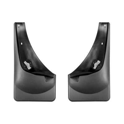 WeatherTech 18-23 Subaru Crosstrek No Drill Mudflaps Rear Pair - Black