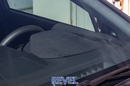 Revel GT Dry Carbon Center Dash Cover with Alcantara Cover for 22+ Subaru WRX