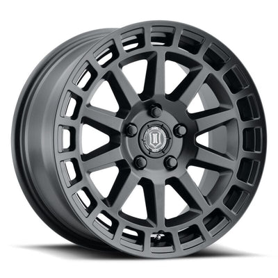 ICON Journey 17x8 / 5x100 / 38 mm / 6in BS Satin Black Wheel