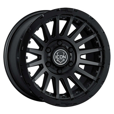 ICON Alloys Recon Pro Satin Black - 18x9 / 6x5.5 / 0mm / 5in BS