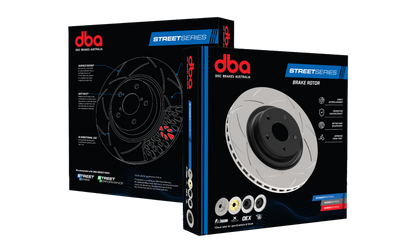 DBA 02-06 WRX / 98-07 Impreza 2.5L RS Rear Drilled & Slotted Street Series Rotor