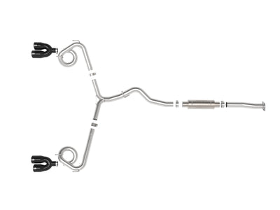 aFe Subaru WRX/STi 15-21 H4-2.0/2.5L Takeda 3in to 2-1/2in Stainless Cat-Back Exhaust w/ Black Tip