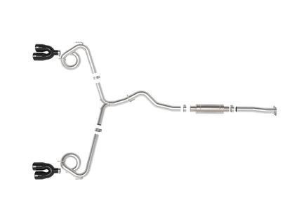 aFe Subaru WRX/STi 15-21 H4-2.0/2.5L Takeda 3in to 2-1/2in Stainless Cat-Back Exhaust w/ Black Tip