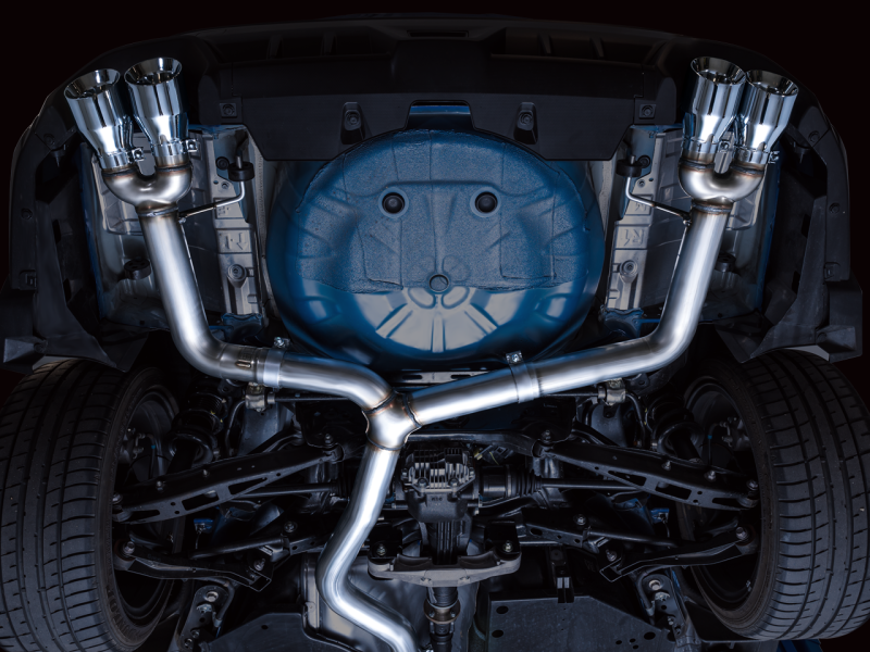 Awe track exhaust discount sti
