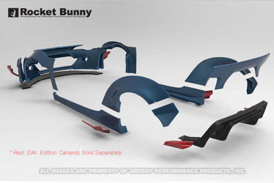 GReddy 13+ Scion FR-S Version 2 Greddy X Rocket Bunny 86 Aero Side Skirts Only