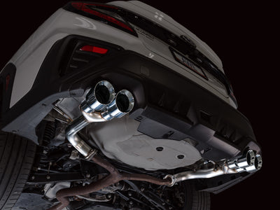 AWE Tuning 22-25 Subaru VB WRX Track Edition Axle-Back Exhaust - Chrome Silver Tips