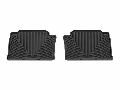 WeatherTech 24-26 Toyota Tacoma 2nd Row Rear All-Weather Floor Mats - Black