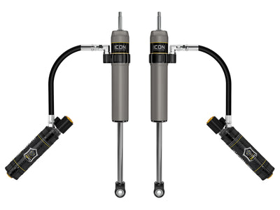 ICON 2025 Toyota 4Runner 2.5 Aluminum RR Series Rear Shock Absorbers w/ CDEV - 0-3in Lift