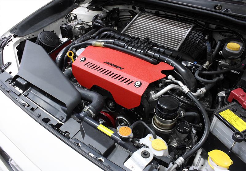 PERRIN 15-21 Subaru WRX Pulley Cover - Red