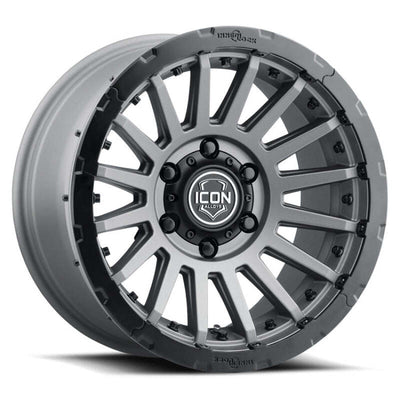ICON Alloys Recon Pro Satin Charcoal - 18x9 / 6x5.5 / 25mm 6in BS