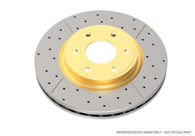 DBA 08-10 STi/2017 BRZ w/Perf. Pkg. Rear Dual-Drilled Street Series Rotor