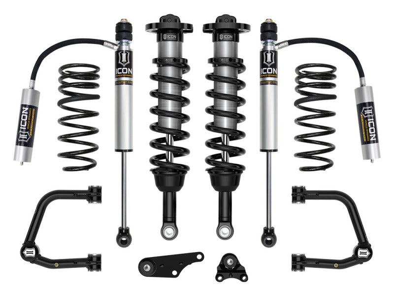 ICON 2024+ Toyota Tacoma 1.25in-3in Stage 3 Suspension System Tubular w/ Triple Rate Spring
