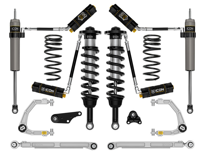 ICON 2024+ Toyota Tacoma 1.25in-3in Stage 8 Suspension System Billet w/ Triple Rate Spring