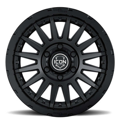 ICON Alloys Recon Pro Satin Black - 18x9 / 6x5.5 / 0mm / 5in BS