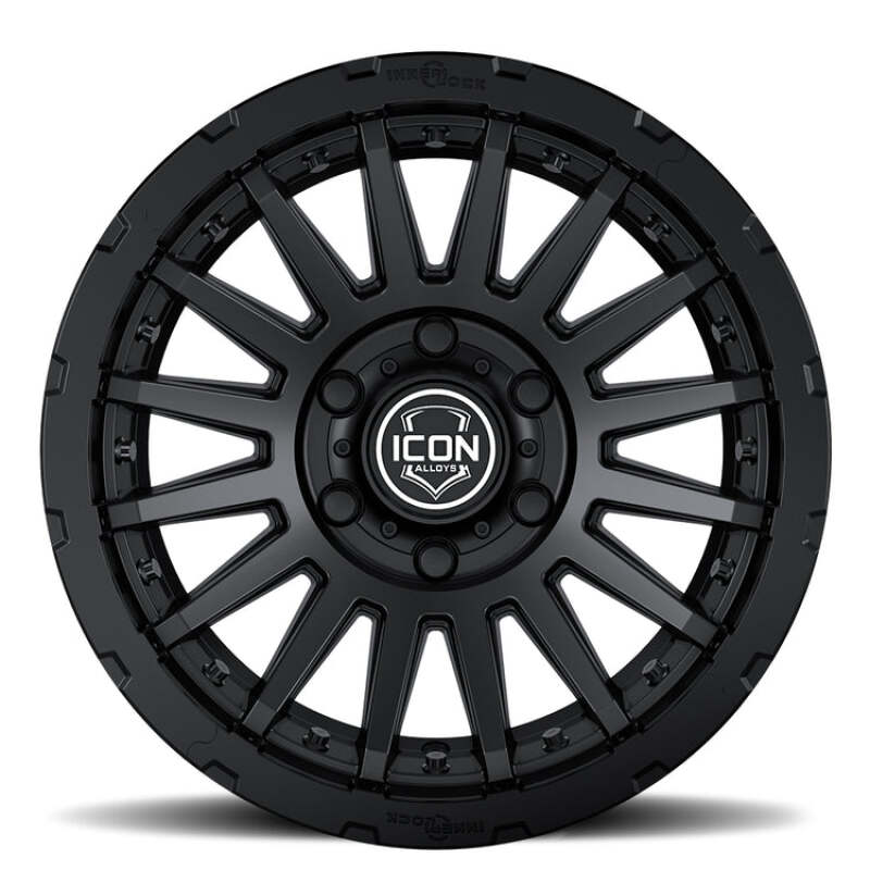 ICON Alloys Recon Pro Satin Black - 18x9 / 6x5.5 / 0mm / 5in BS