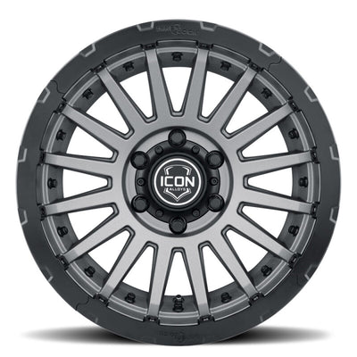 ICON Alloys Recon Pro Satin Charcoal- 18 X 9 - 6 X 5.5 - 0MM 5in BS