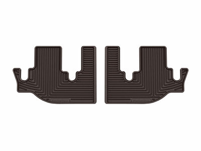 WeatherTech 19-26 Subaru Ascent 2nd Row Rear All-Weather Floor Mats - Cocoa