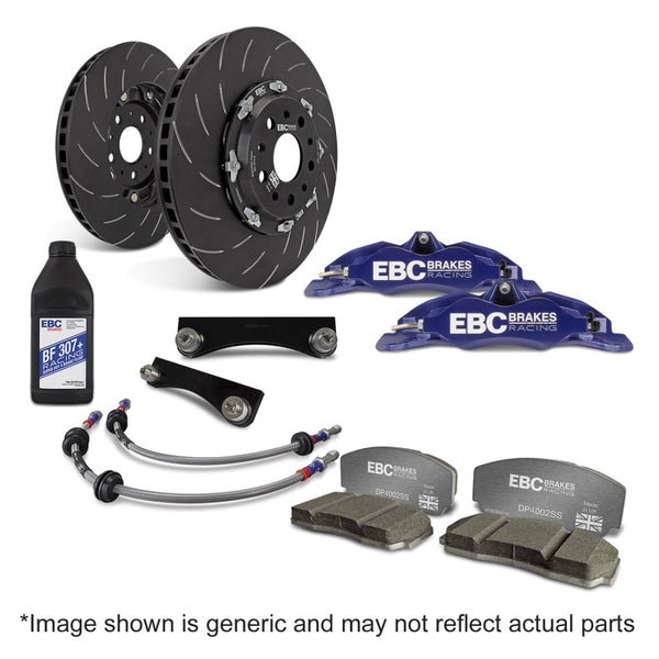 EBC Racing 12-21 Subaru BRZ/Toyota GT86 Blue Apollo-4 Calipers